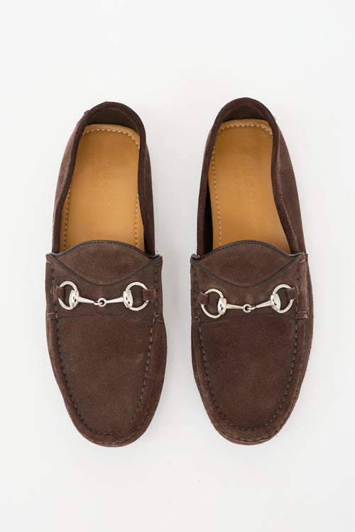 Gucci Suede Driver Loafer
