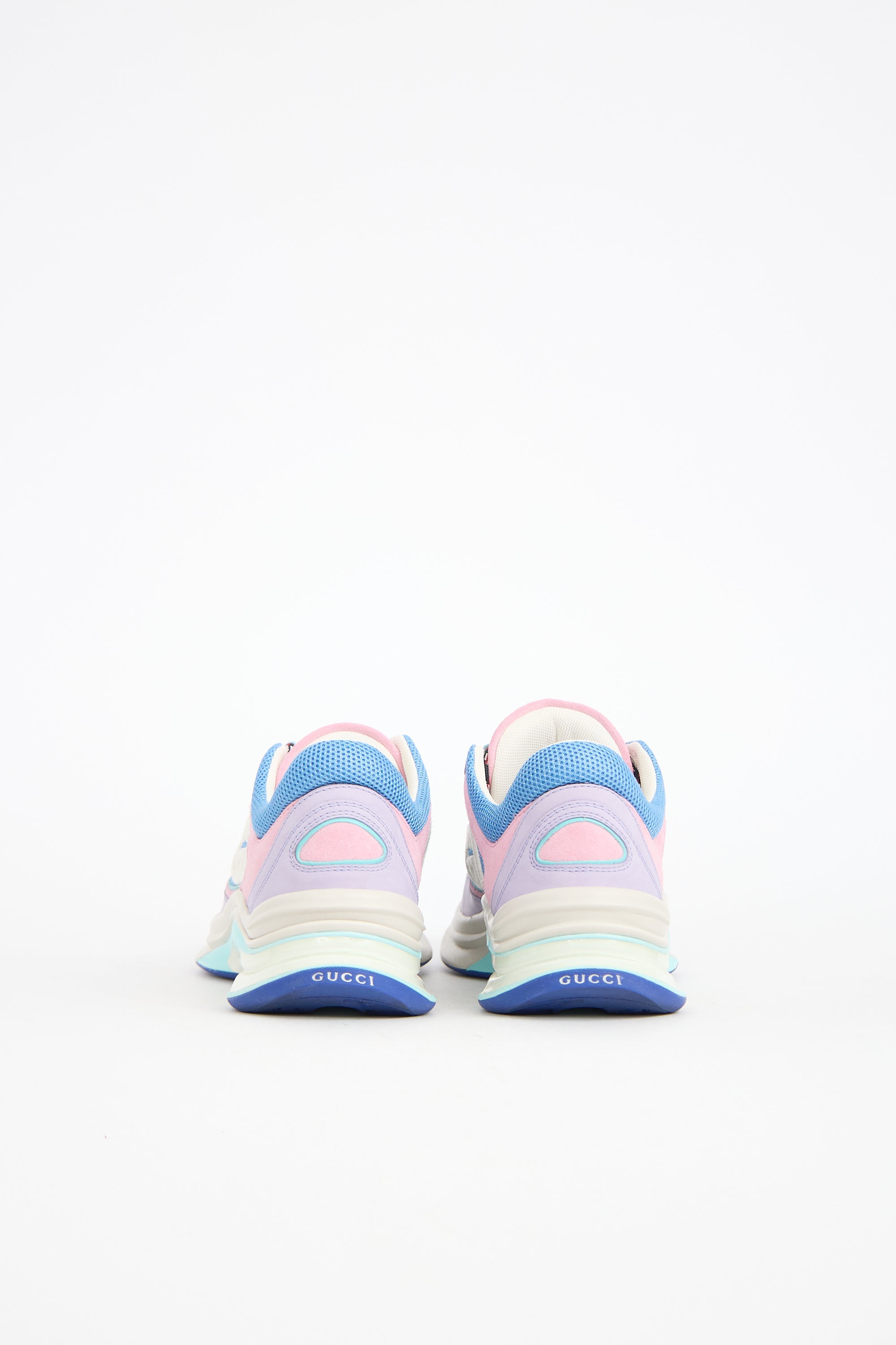 Gucci Suede & Mesh Run Sneaker