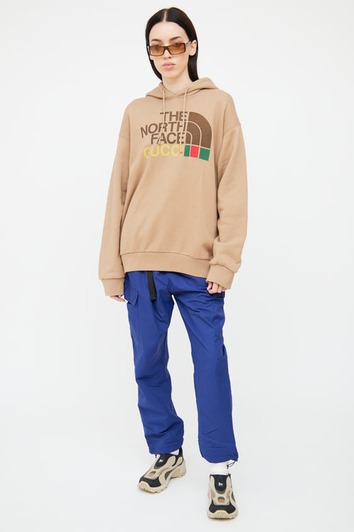 Brown Logo Hoodie Gucci