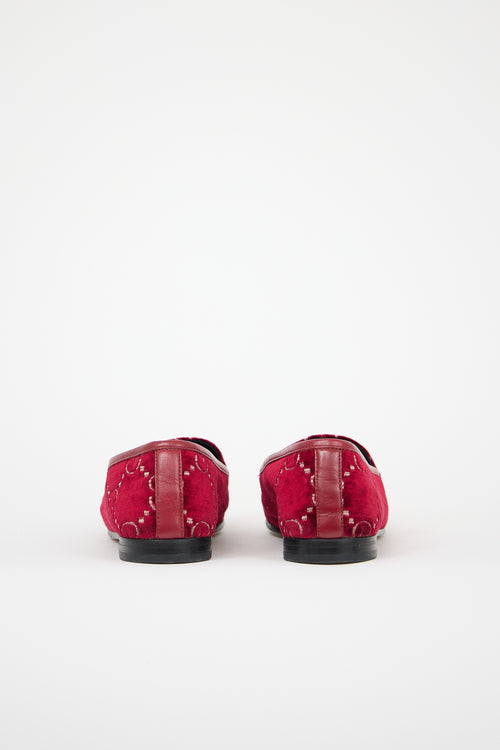 Gucci Velvet GG Jordaan Loafer