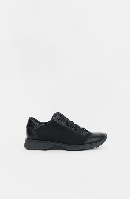 Gucci Vintage Leather Web Accent Sneaker