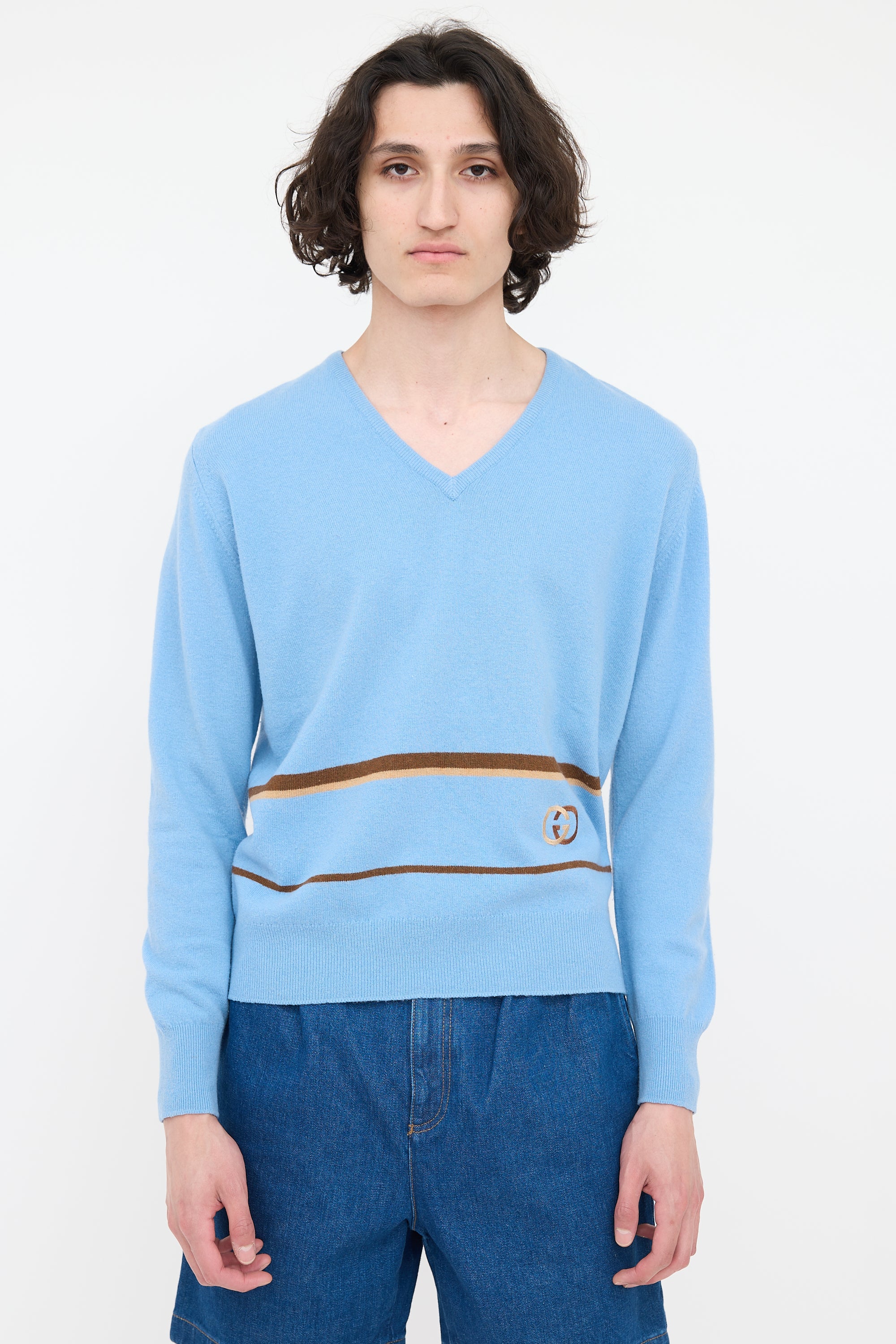Gucci Vintage Wool Interlocking GG Sweater
