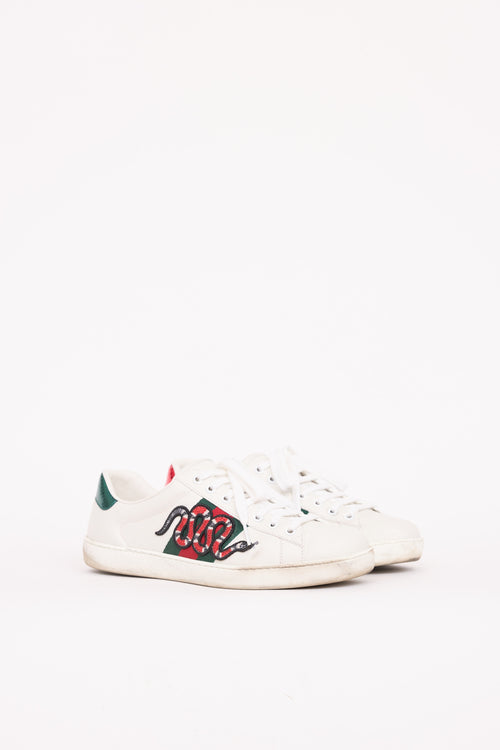 Gucci Leather Ace Sneaker