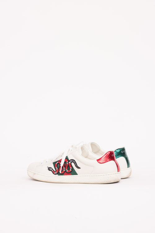 Gucci Leather Ace Sneaker
