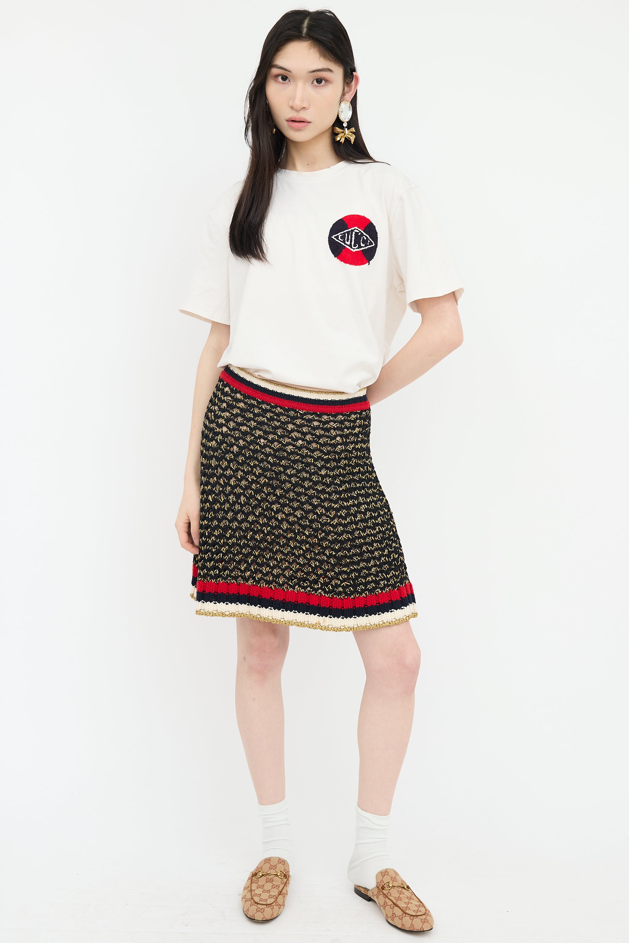 Gucci Logo Patch T-Shirt