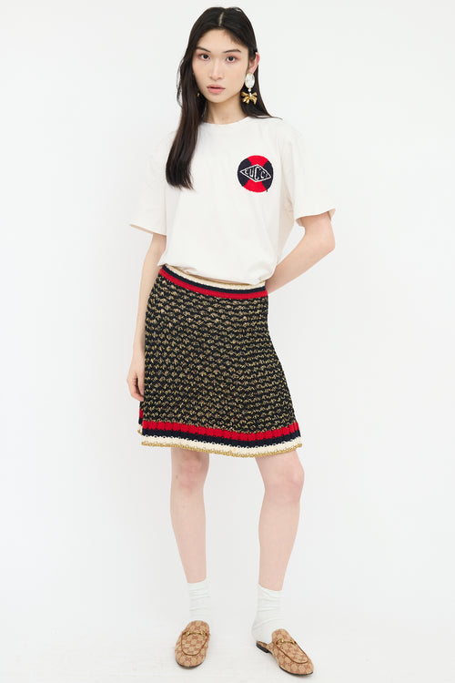 Gucci Logo Patch T-Shirt