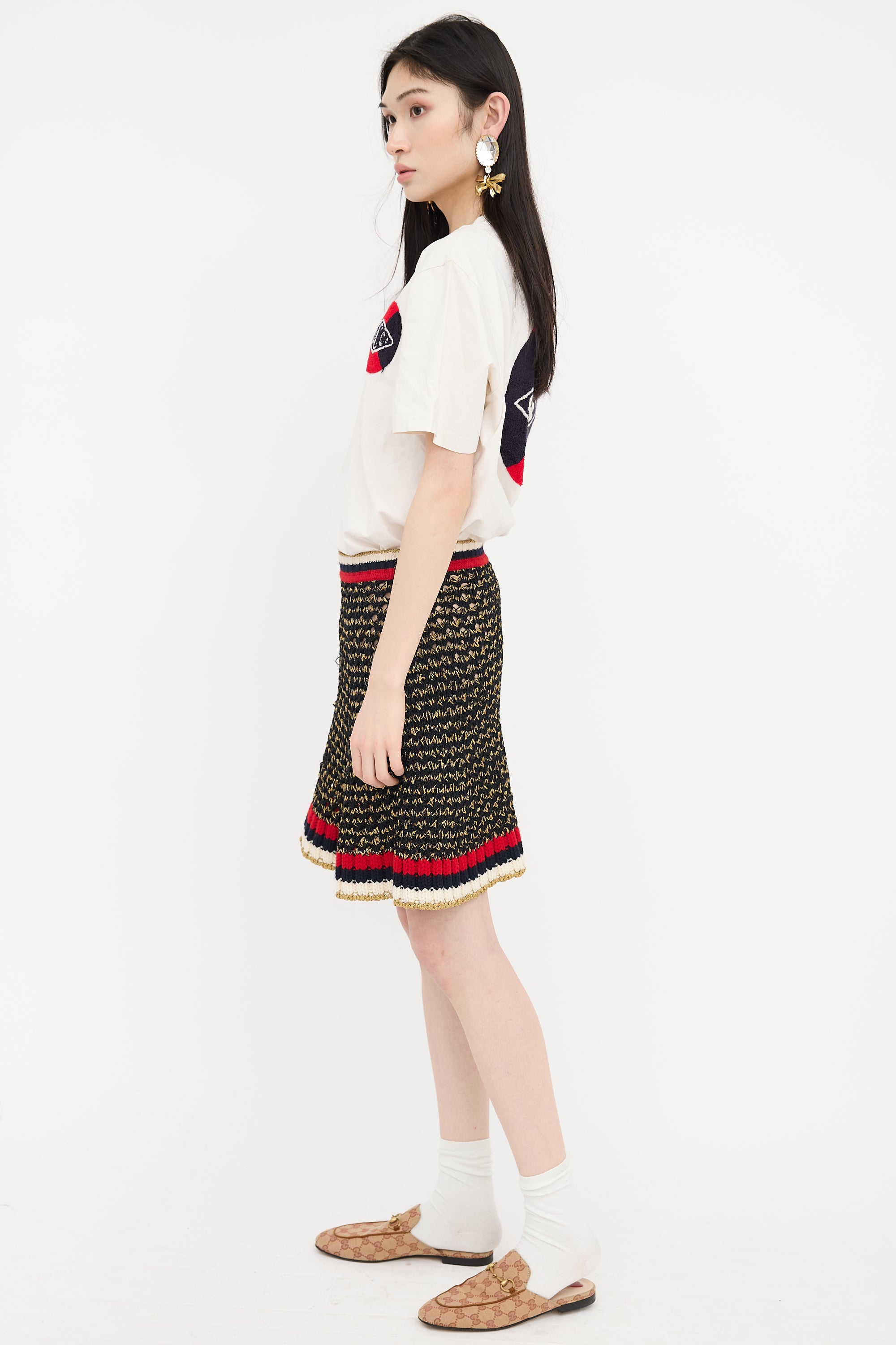 Gucci Logo Patch T-Shirt