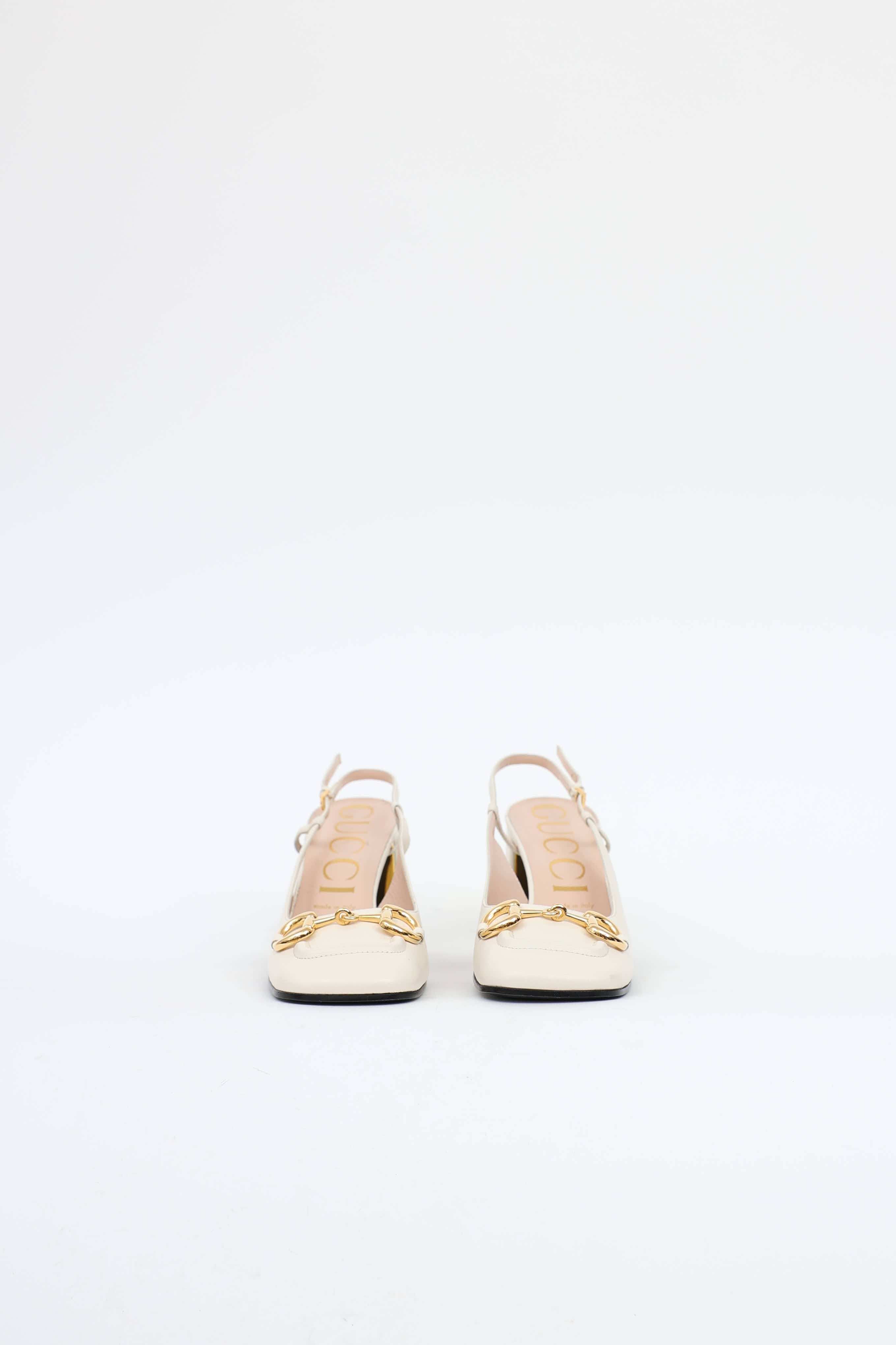 Leather Slingback Heel