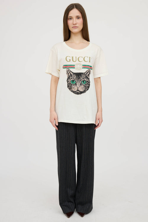 GucciSequin Logo T-Shirt