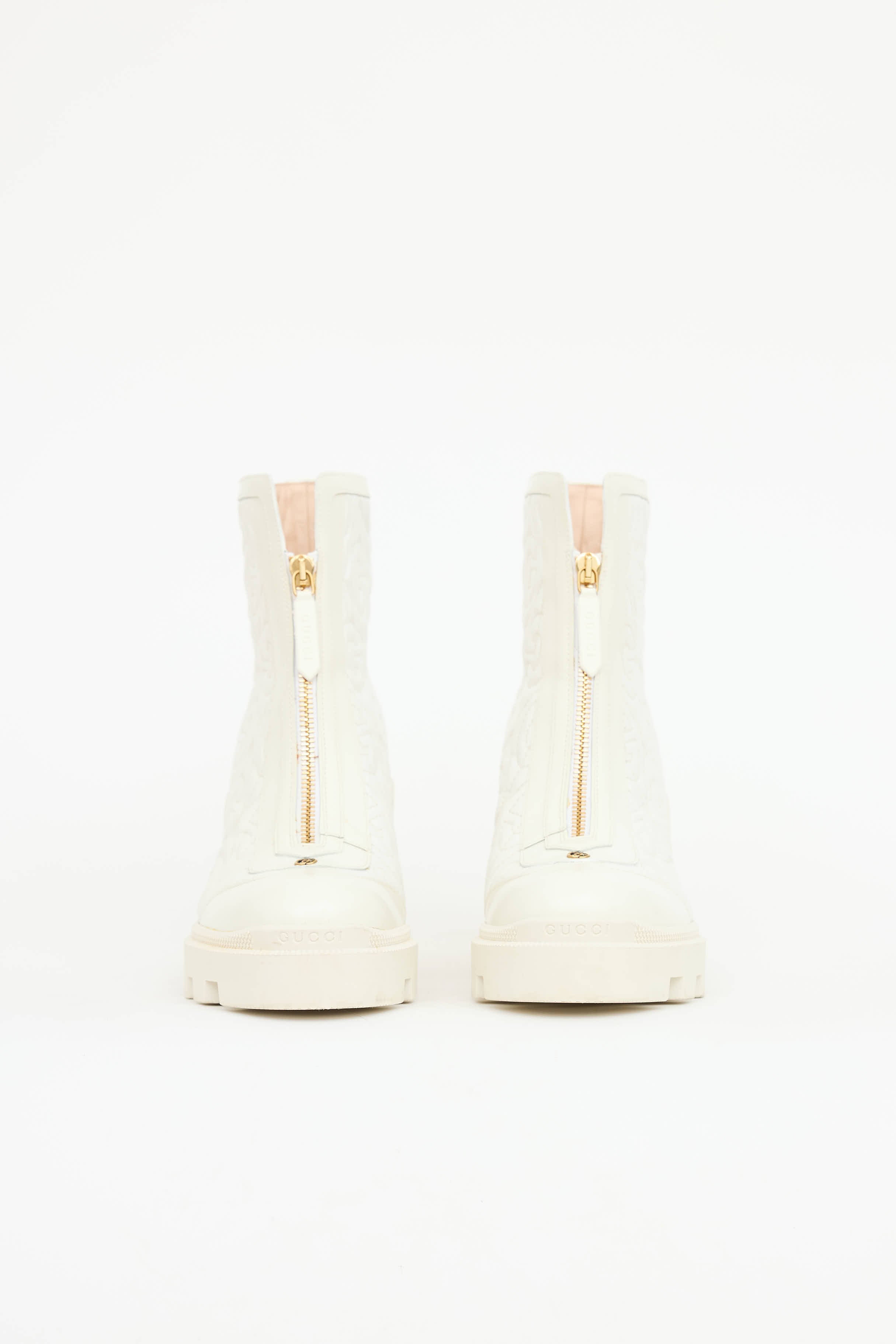Gucci Quilted Rhombus Boot