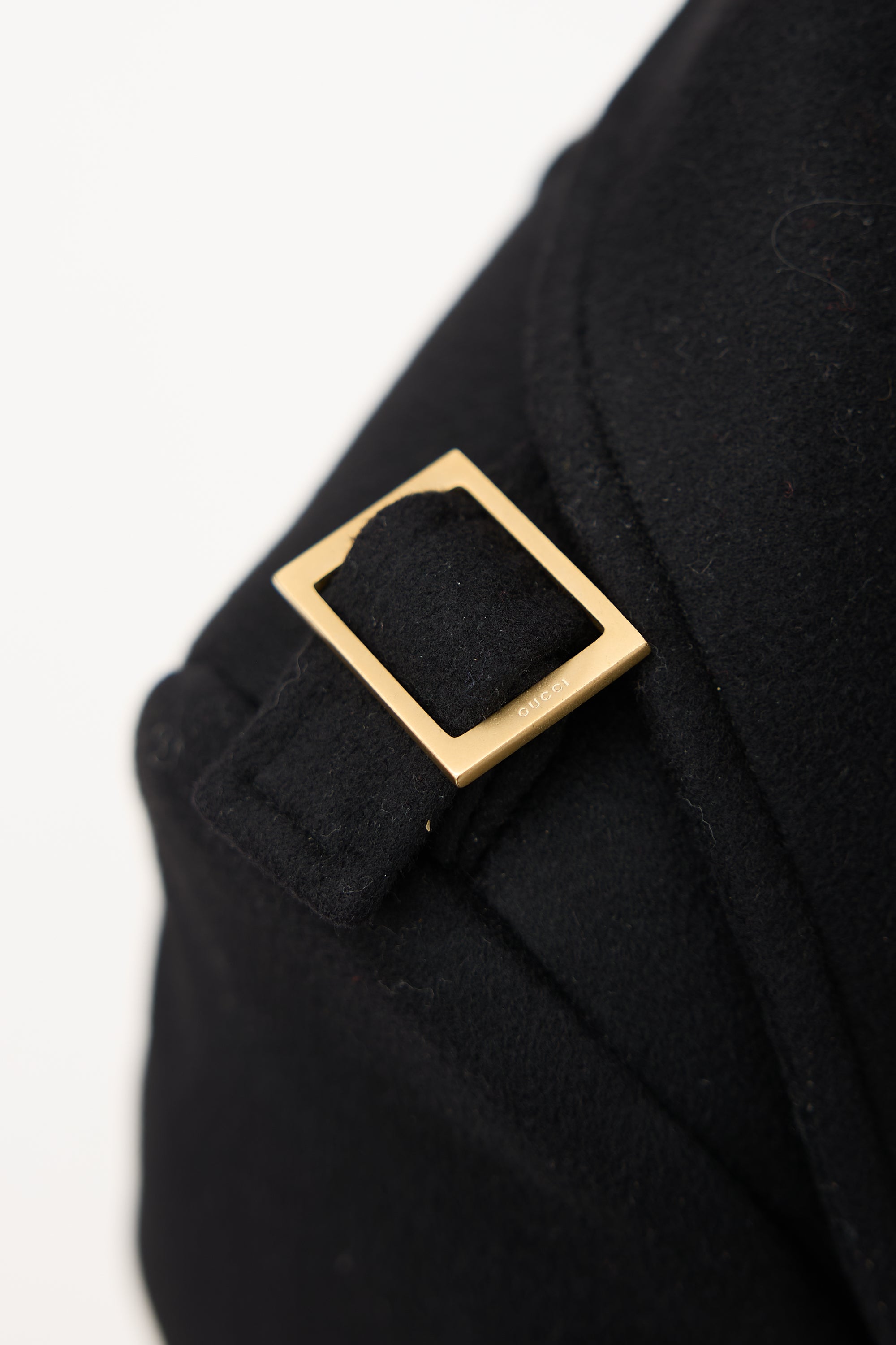 Gucci Wool Quilted Sleeve Coat