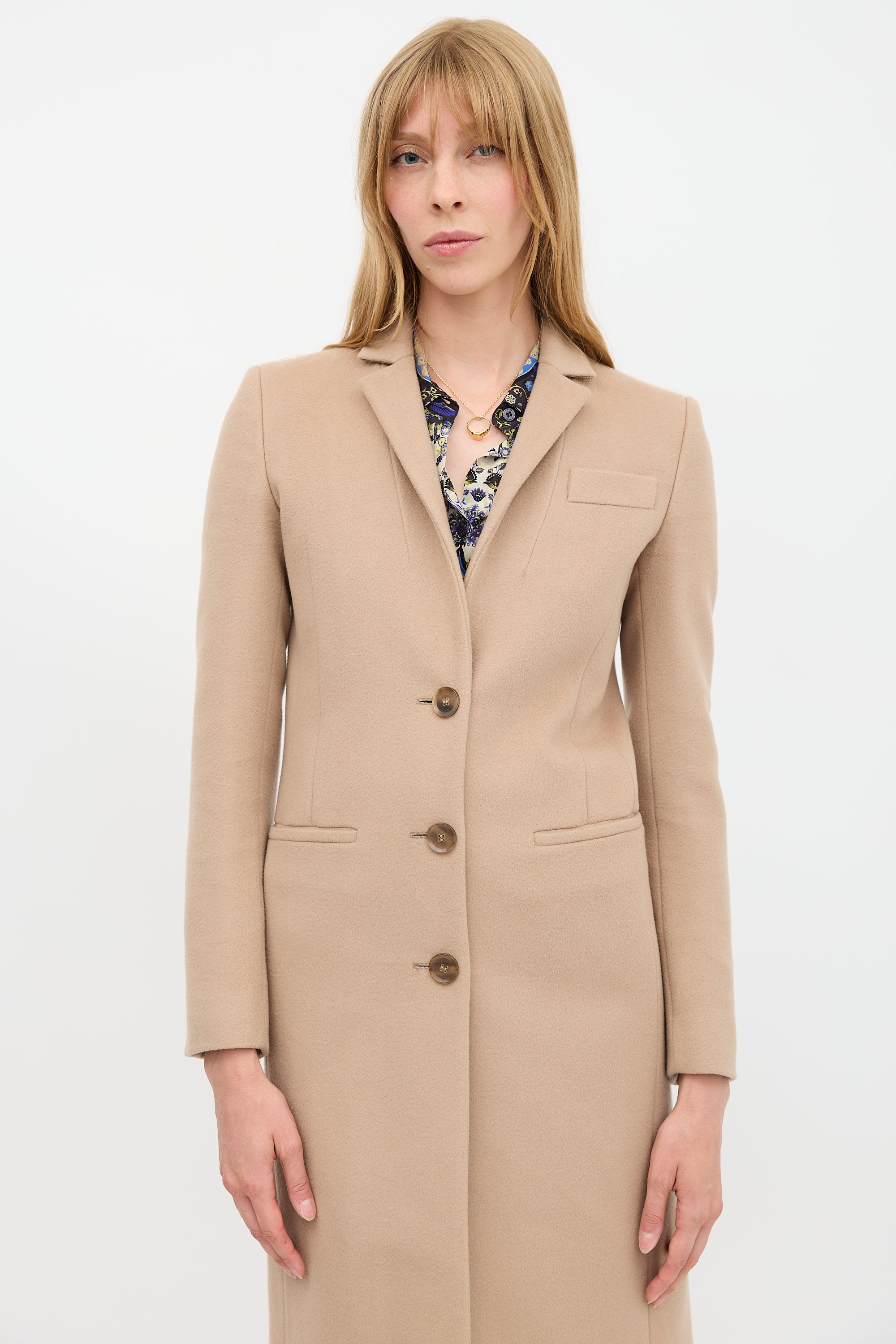 Gucci Wool Slim Fit Coat