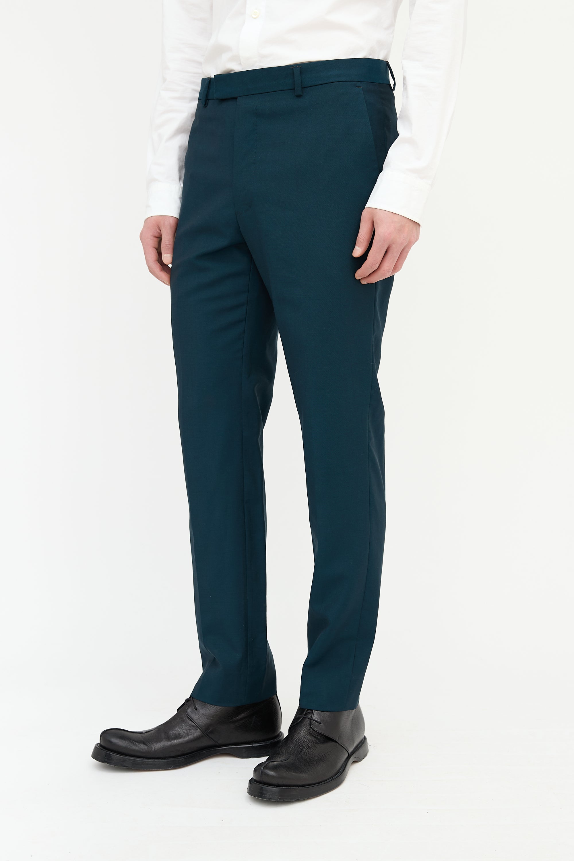 Gucci Wool Slim Leg Trouser