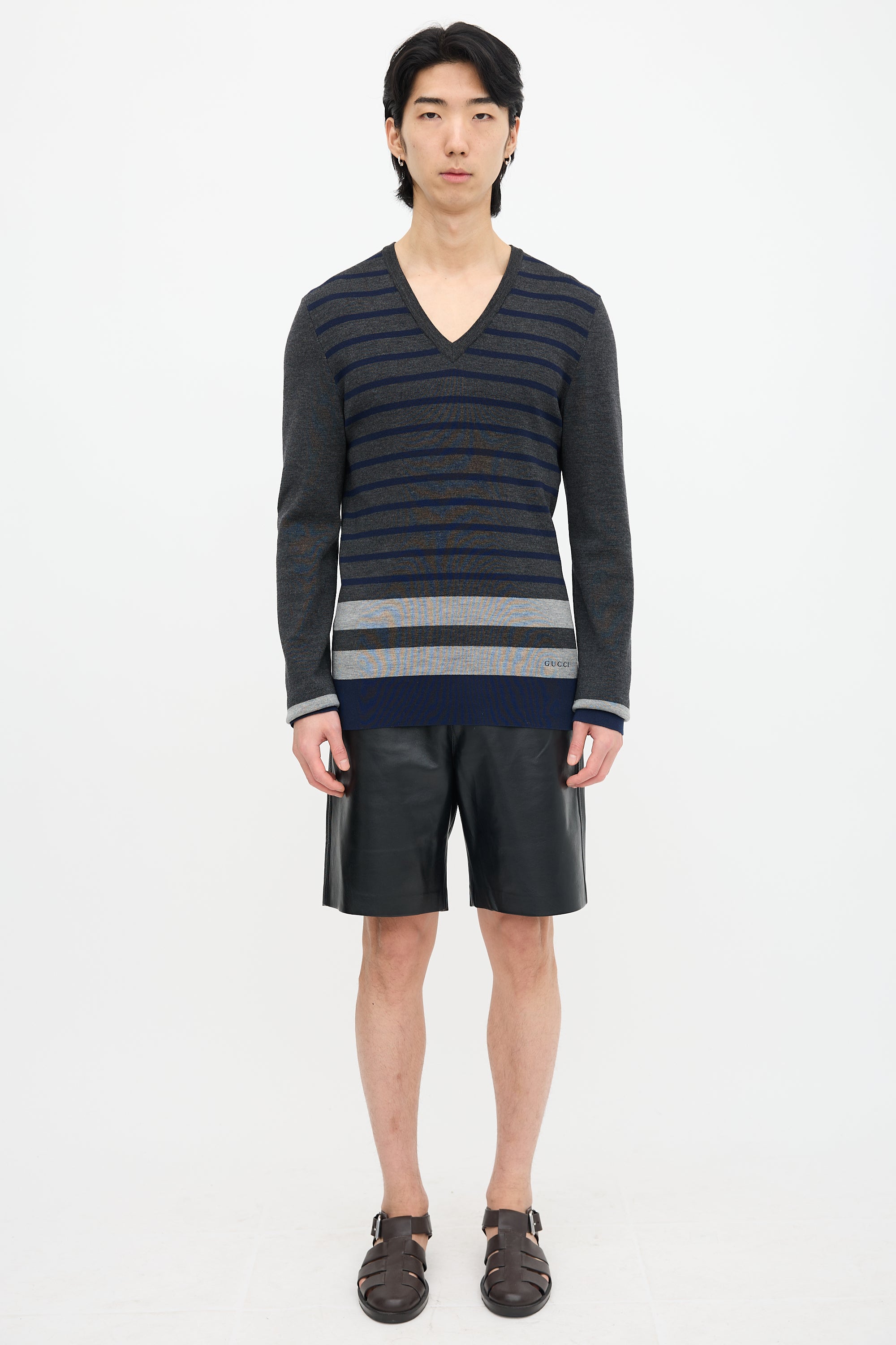Wool Stripe Sweater