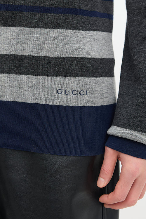Wool Stripe Sweater