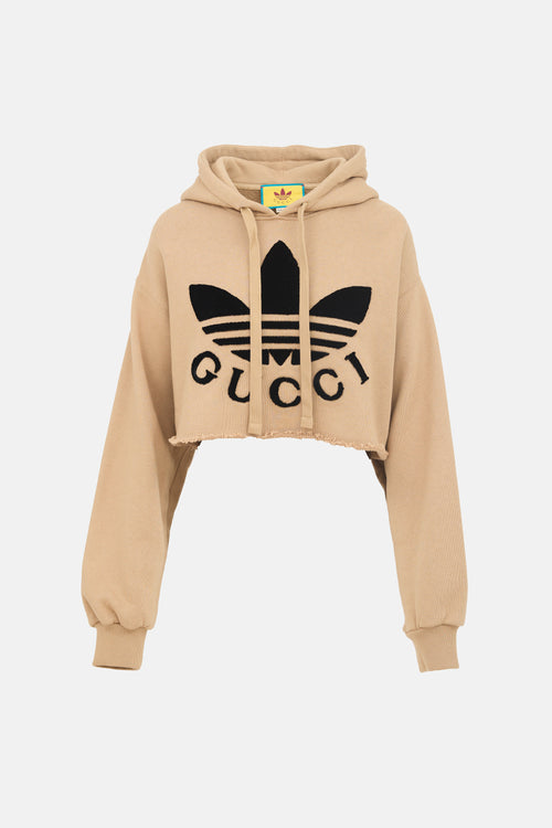 Gucci X Adidas Cropped Hoodie