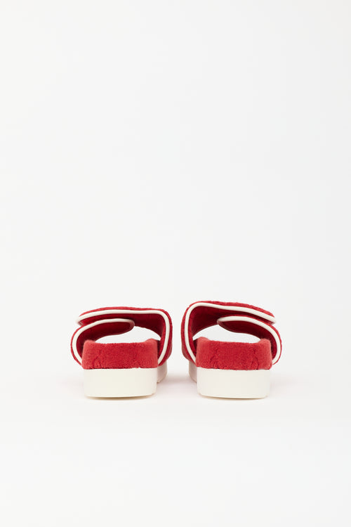 Gucci X Adidas GG Terry Slide
