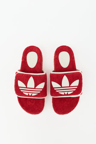 Gucci X Adidas GG Terry Slide
