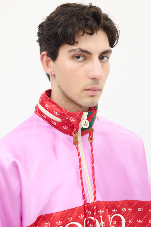 Gucci X Adidas Multicolour GG Trefoil Jacket