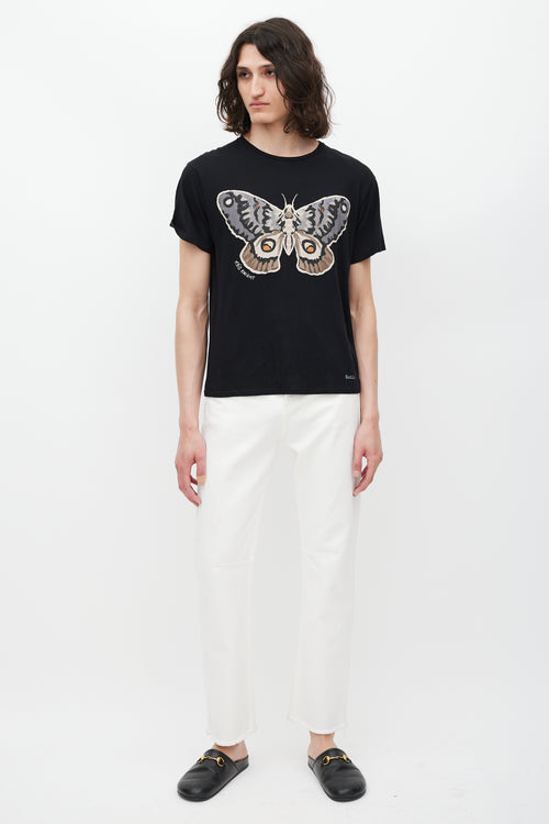 Gucci X Kris Knight Black & Multicolour Print T-Shirt