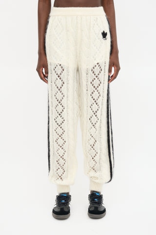 Gucci X Adidas Mohair Logo Pant