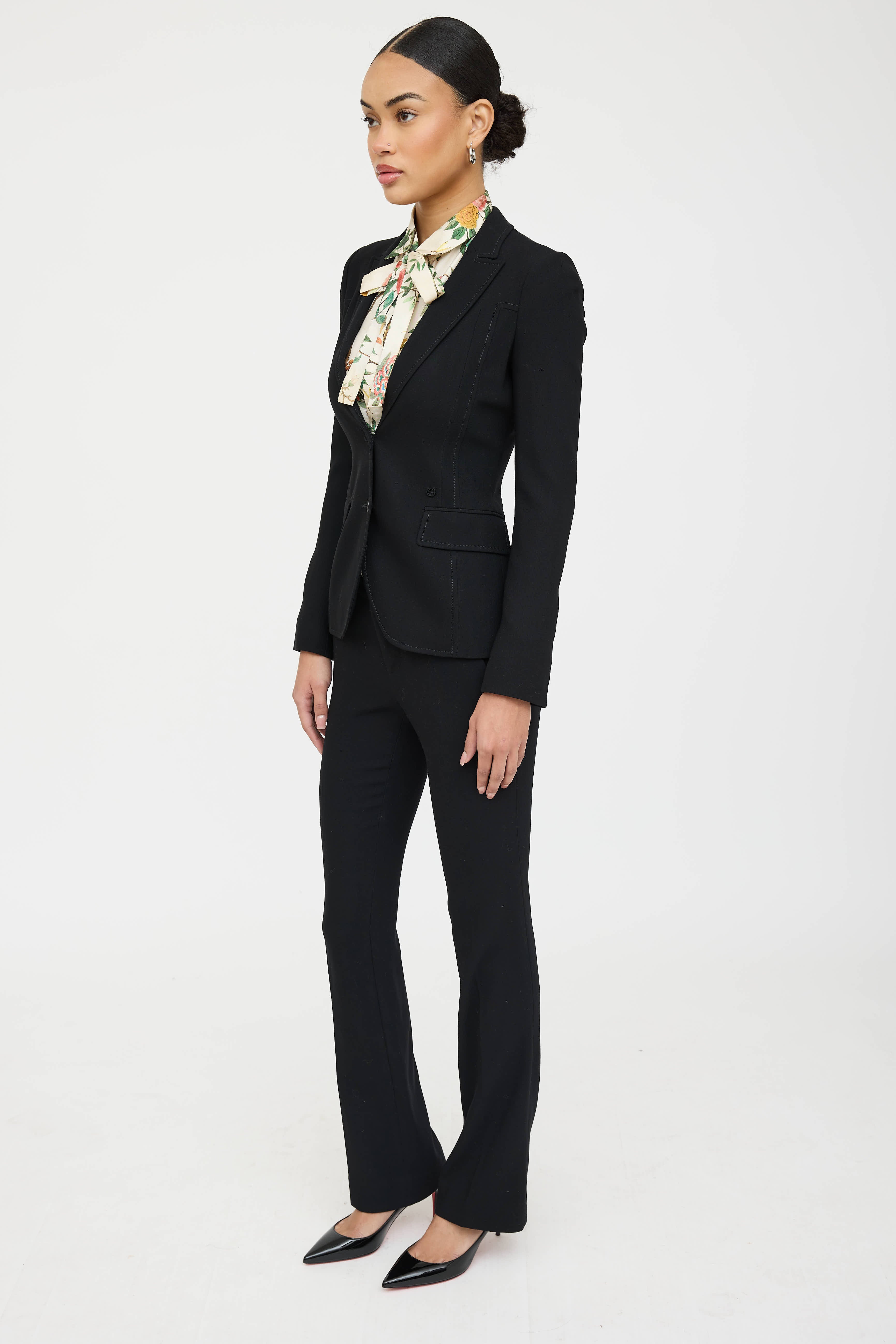 Gucci Wool Blazer Co-Ord Set
