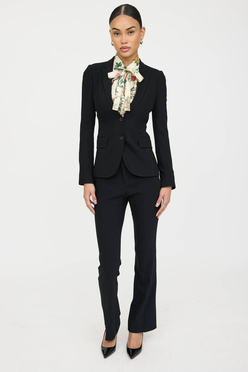 Gucci Wool Blazer Co-Ord Set