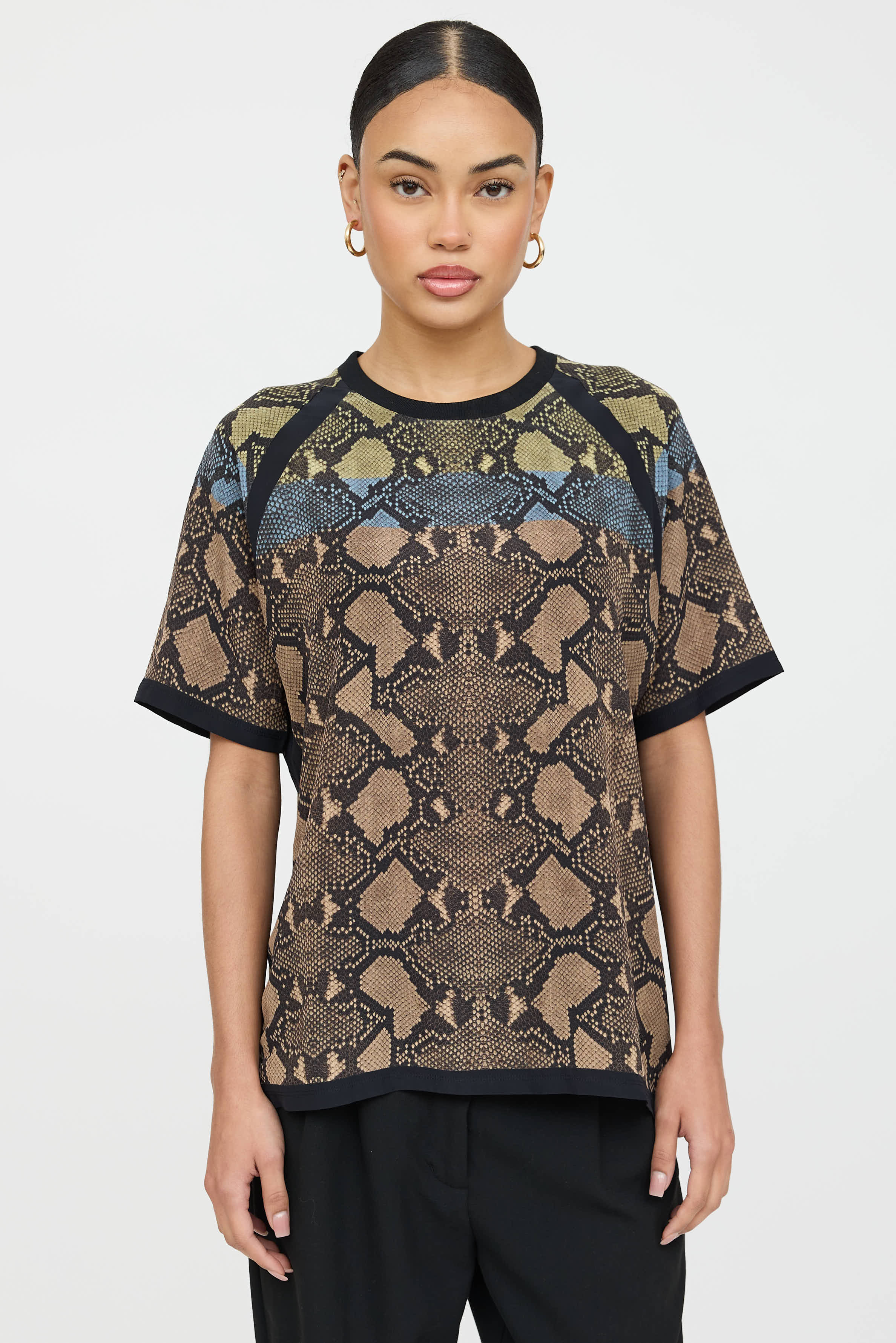Gucci Printed Short Sleeve Top