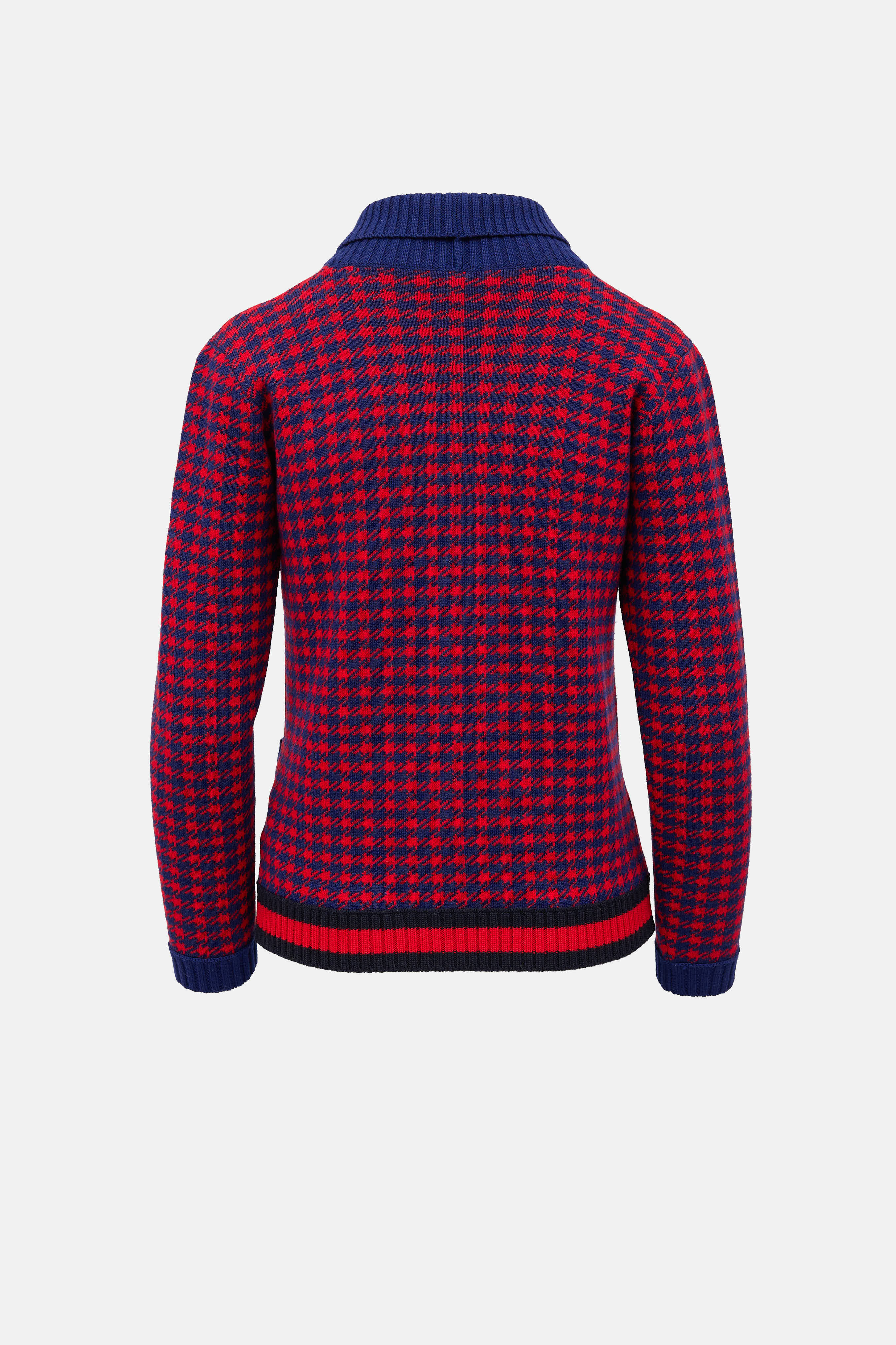 Gucci Kids Wool Houndstooth Cardigan