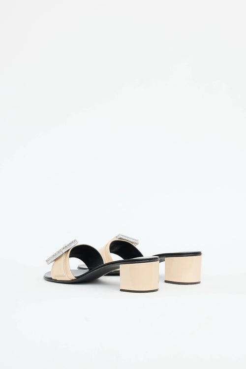 Giuseppe Zanotti Patent Miss Buckle Sandal