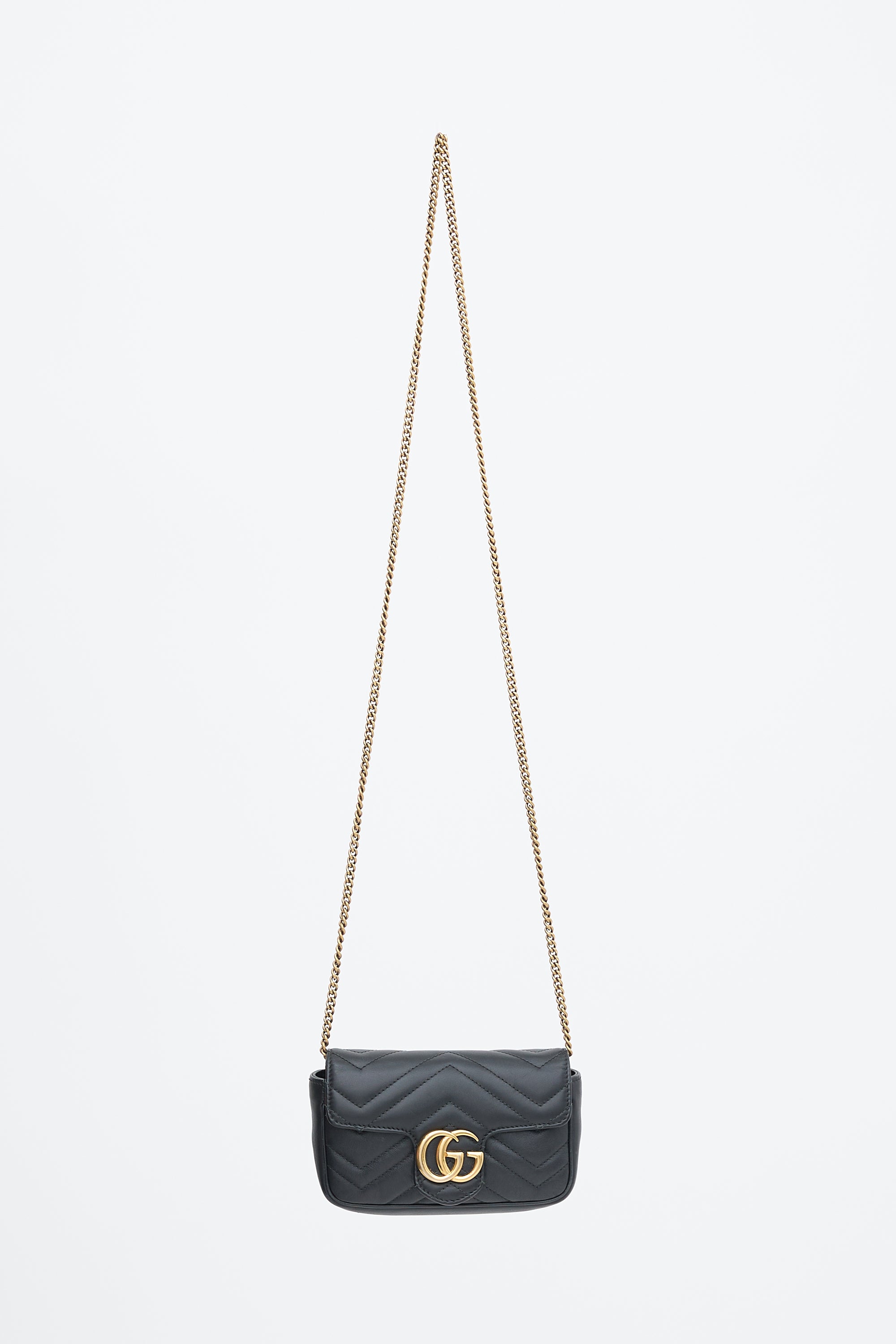 Gucci Leather Marmont GG Belt Bag