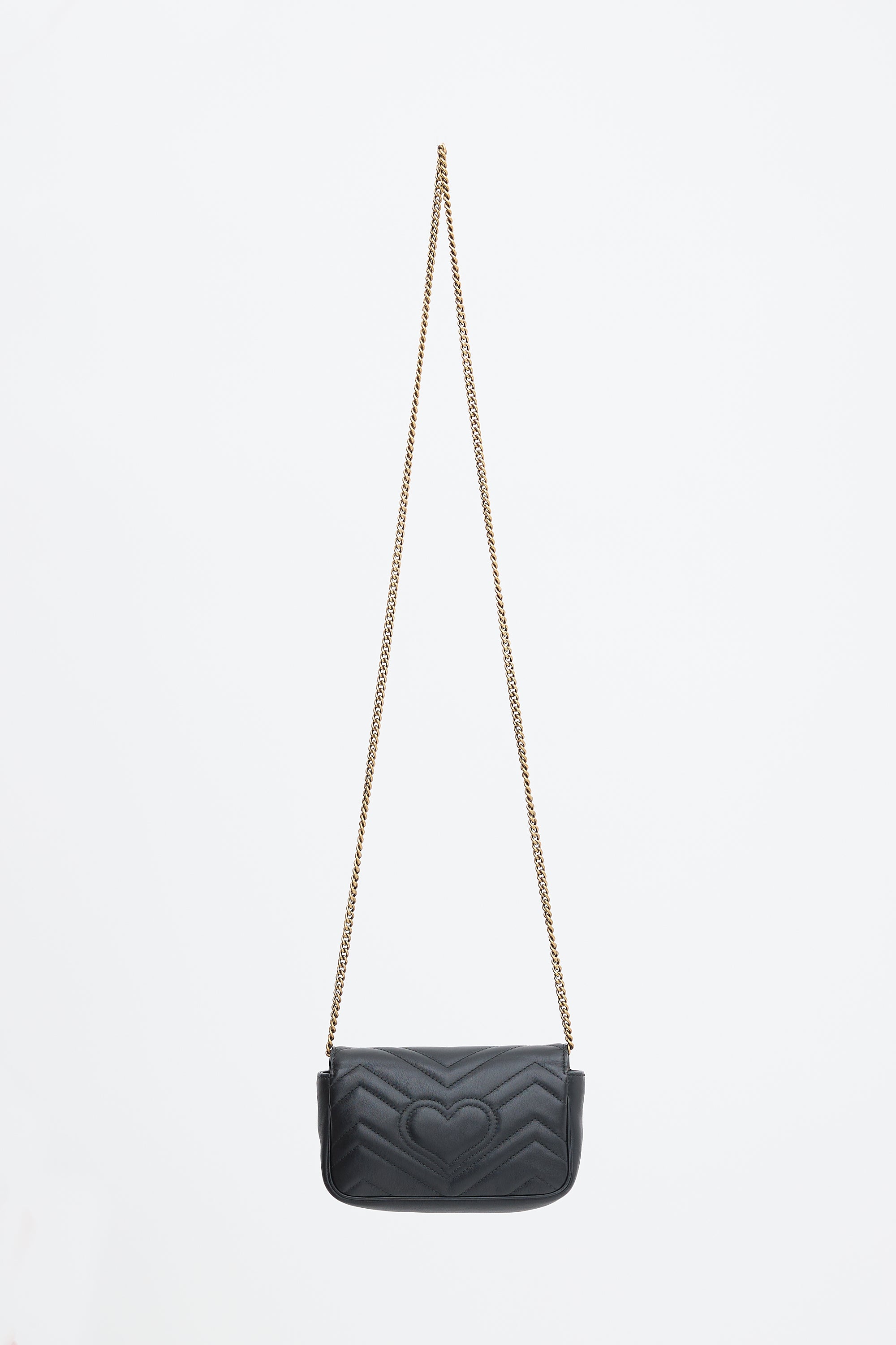 Gucci Leather Marmont GG Belt Bag