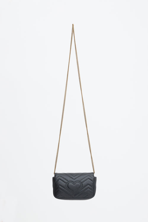 Gucci Leather Marmont GG Belt Bag