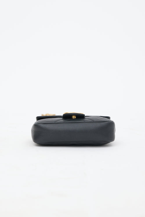 Gucci Leather Marmont GG Belt Bag