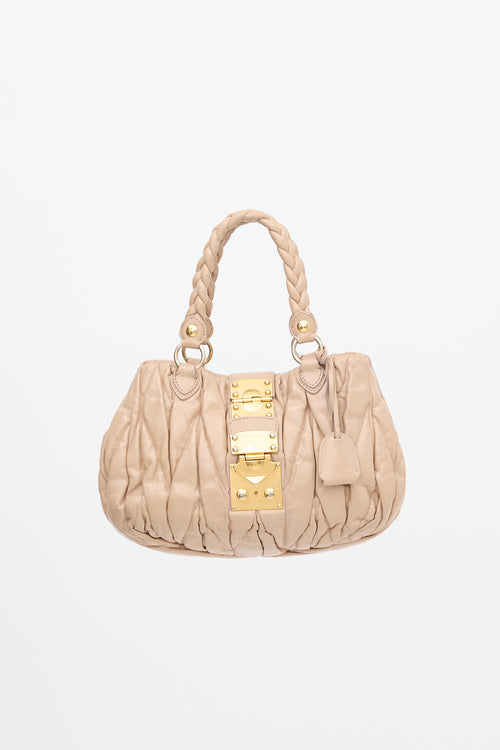 Miu Miu Matelasse Leather Bag