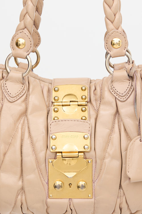Miu Miu Matelasse Leather Bag