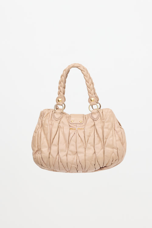 Miu Miu Matelasse Leather Bag