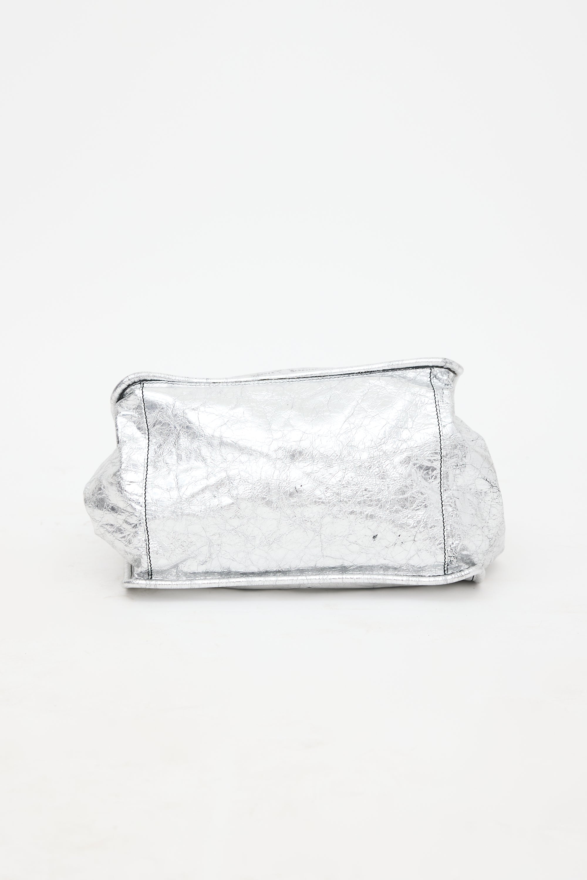 Proenza Schouler Distressed Metallic Leather Bag