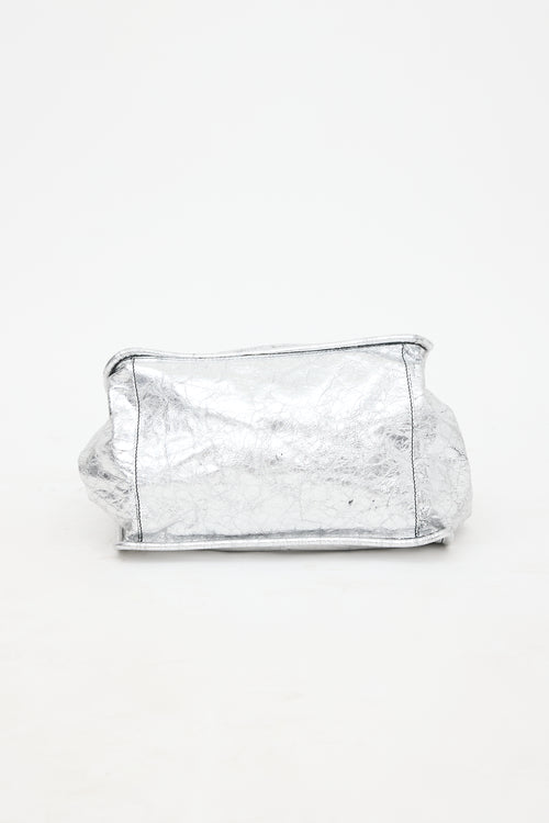 Proenza Schouler Distressed Metallic Leather Bag