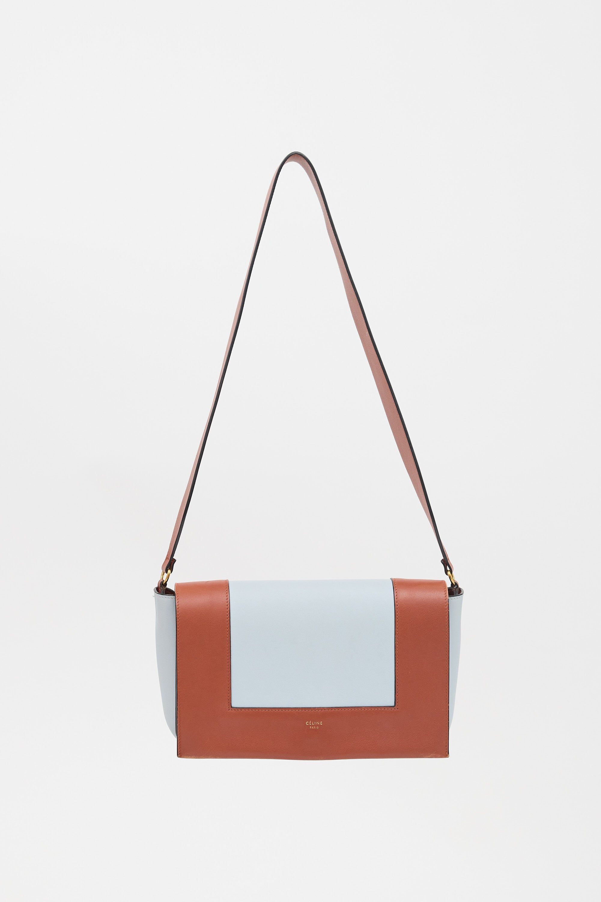 Celine 2018 Leather Medium Frame Bag