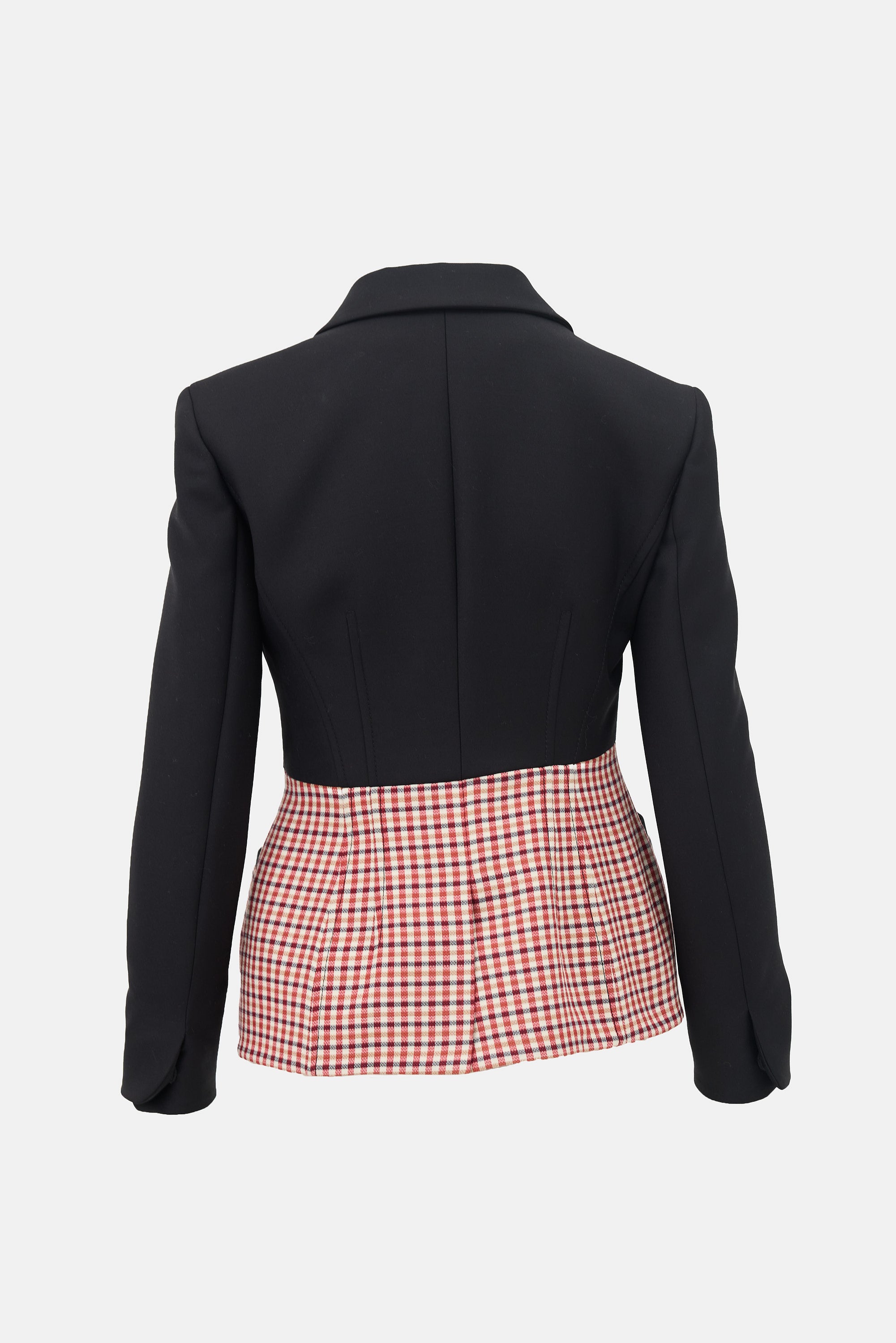 Dior Wool Check Suit Set