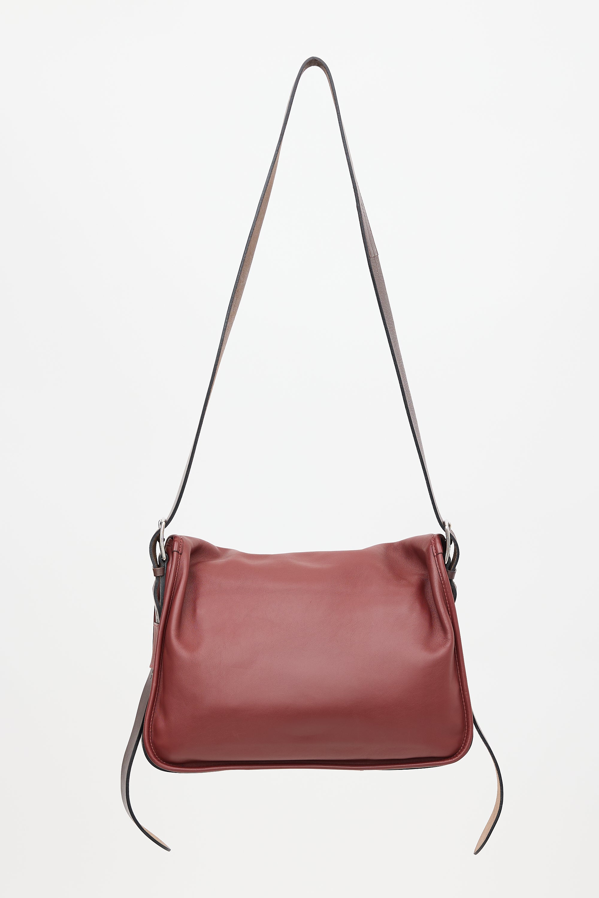 Hermès 2004 Rouge H Sikkim Barda 35 Bag