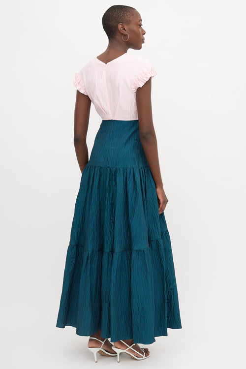 Hellessy Textured Two-Tone Dress
