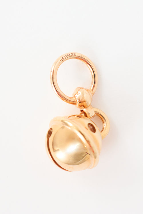 Hermès Rose Gold Grelot Twilly Ring