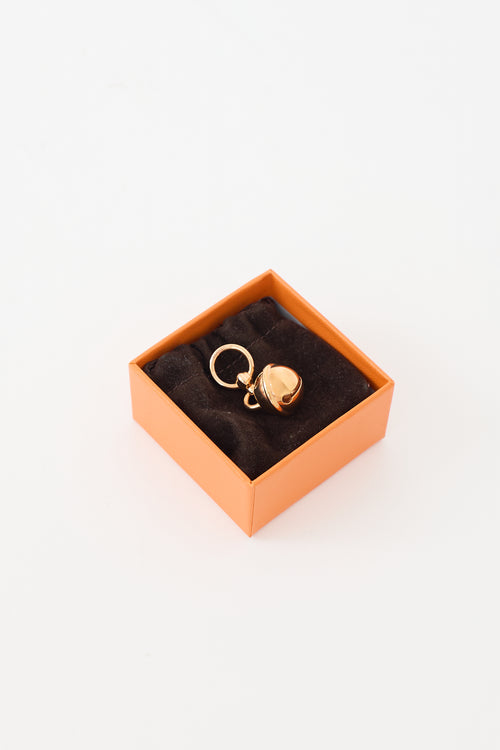 Hermès Rose Gold Grelot Twilly Ring