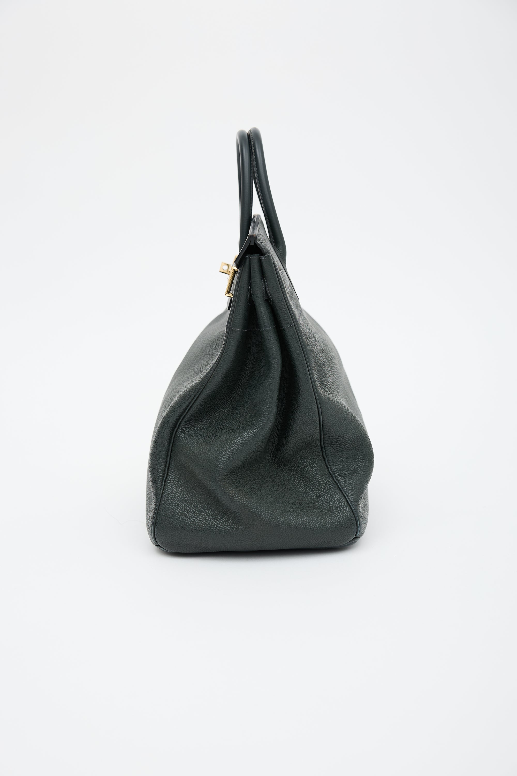 Hermès 2014 Vert De Gris Togo Birkin 40 HAC Bag