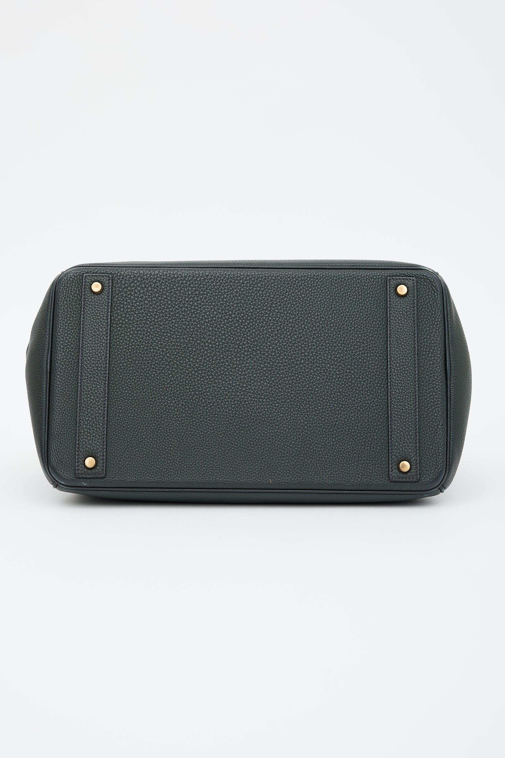 Hermès 2014 Vert De Gris Togo Birkin 40 HAC Bag
