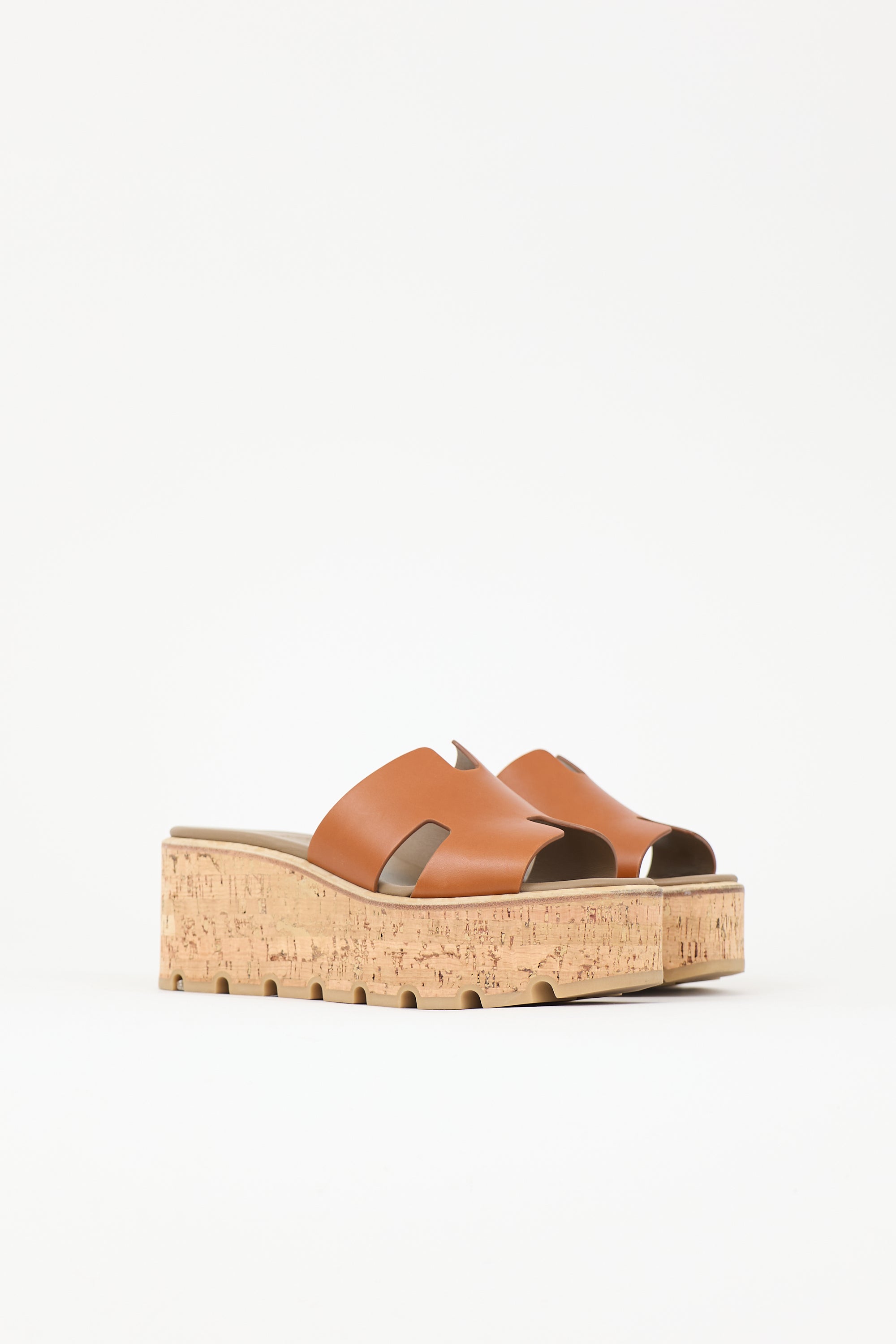 Hermès Leather Eze 30 Sandal