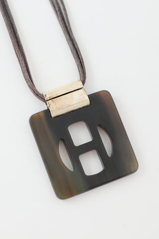 Hermès Horn H Necklace