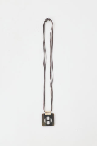 Hermès Horn H Necklace